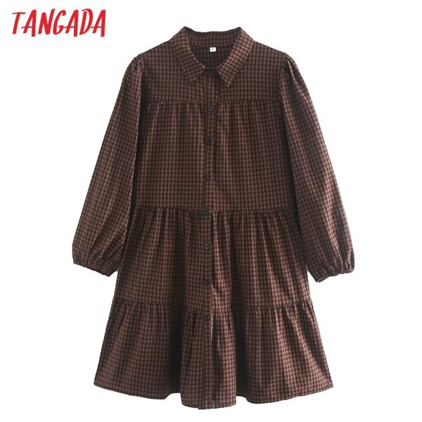 autumn winter fashion women plaid print shirt long sleeve female pleated mini dress ce151 210416, Black;gray
autumn winter fashion women plaid print shirt long sleeve female pleated mini dress ce151 210416, Black;gray