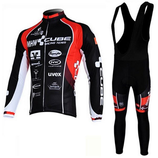 cube new team strap long sleeve / professional cycling suit, Black;white
cube new team strap long sleeve / professional cycling suit, Black;white