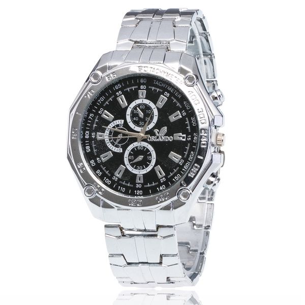 luxury orlando men's watches stainless steel clock casual platinum plating strap man quartz sports watch 3 color dial hour, Slivery;brown
luxury orlando men's watches stainless steel clock casual platinum plating strap man quartz sports watch 3 color dial hour, Slivery;brown