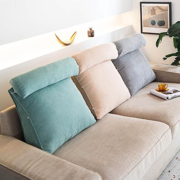 cushion/decorative pillow big triangle backrest headrest cushion removable and washable neck in bed soft cushions for leaning
cushion/decorative pillow big triangle backrest headrest cushion removable and washable neck in bed soft cushions for leaning