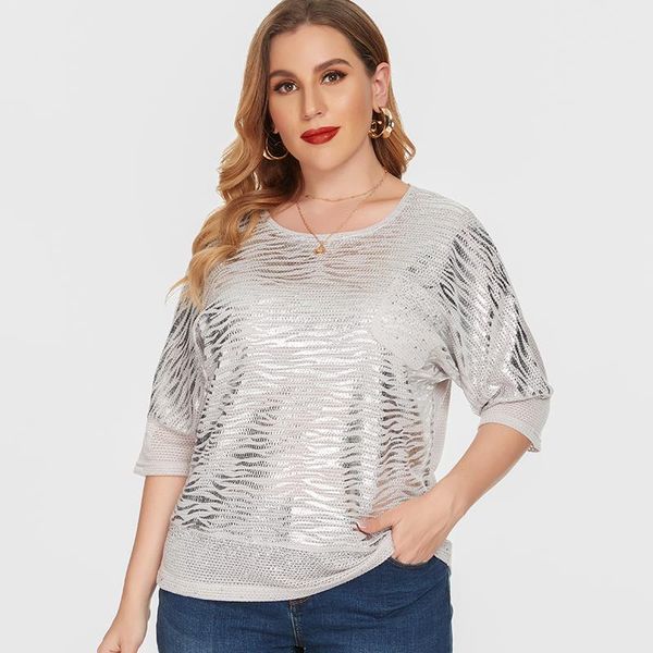 plus size t-shirt 2021 fall women long sleeve loose sequins fashion ladies mom clothes womens 4xl 5xl 6xl, Black
plus size t-shirt 2021 fall women long sleeve loose sequins fashion ladies mom clothes womens 4xl 5xl 6xl, Black