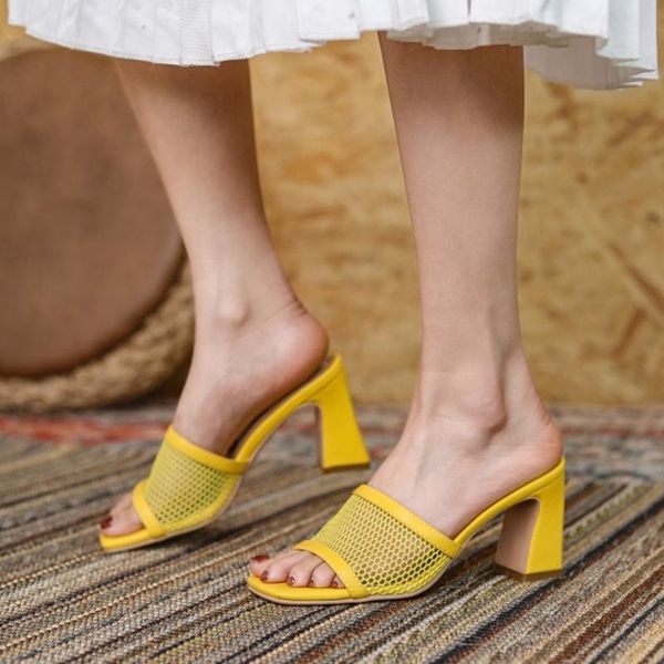 summer breathable mesh upper women high heel sandals square toe slippers slip on big size 43, Black
summer breathable mesh upper women high heel sandals square toe slippers slip on big size 43, Black