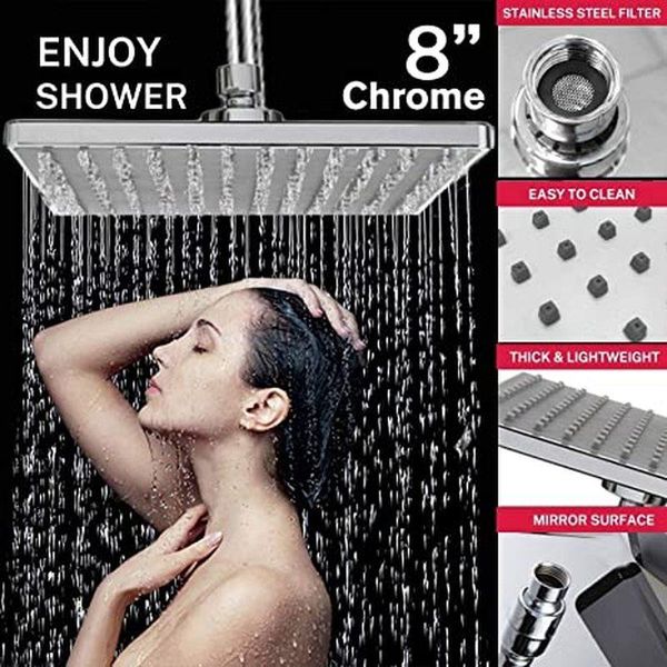 bathroom shower sets 4/6/8 inch square stainless steel rain head rainfall big ultra-thin sprayer thin high pressure
bathroom shower sets 4/6/8 inch square stainless steel rain head rainfall big ultra-thin sprayer thin high pressure