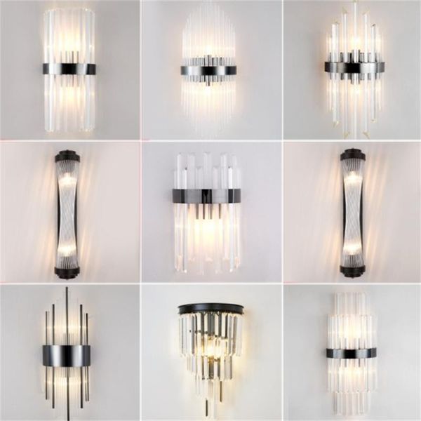 wall lamps modern black gold crystal lights bedside for bedroom living room home decoration led sconce bathroom indoor fixtures
wall lamps modern black gold crystal lights bedside for bedroom living room home decoration led sconce bathroom indoor fixtures