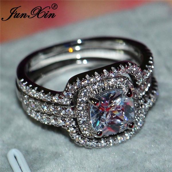 wedding rings luxury female white zircon ring set fashion 925 silver crystal bridal for women cute promise engagement, Slivery;golden
wedding rings luxury female white zircon ring set fashion 925 silver crystal bridal for women cute promise engagement, Slivery;golden