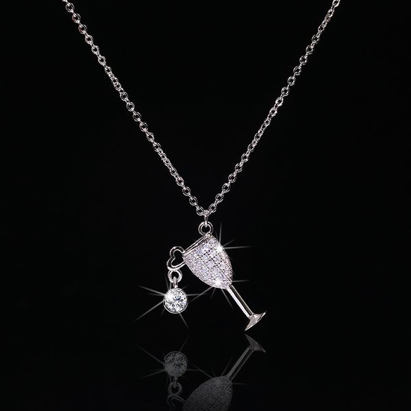 handmade wine glass lab diamond pendant real 925 sterling silver party wedding pendants chain necklace for women charm jewelry
handmade wine glass lab diamond pendant real 925 sterling silver party wedding pendants chain necklace for women charm jewelry