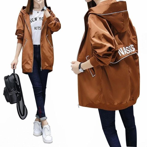 women's trench coats fashion for women spring autumn windbreaker outerwear female hooded loose corta vento feminino fy13, Tan;black
women's trench coats fashion for women spring autumn windbreaker outerwear female hooded loose corta vento feminino fy13, Tan;black