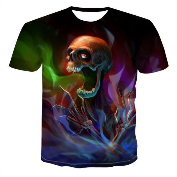 men's shirt skeleton short sleeve summer 3d printed t-shirt men's clothing, White;black
men's shirt skeleton short sleeve summer 3d printed t-shirt men's clothing, White;black