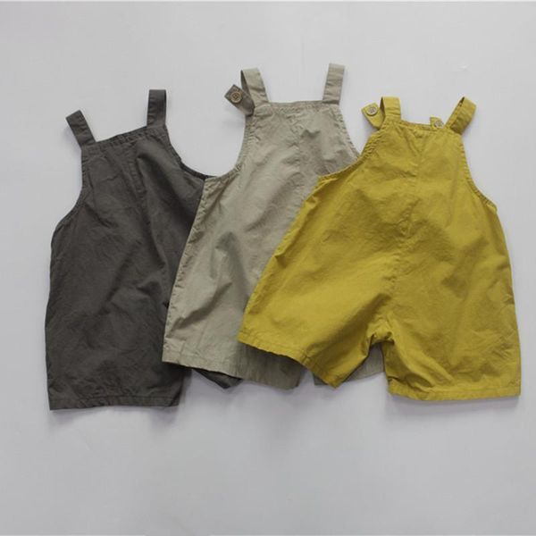 kids loose straps pants pure color korean style jumpsuits knee length baby children casual overalls, Blue
kids loose straps pants pure color korean style jumpsuits knee length baby children casual overalls, Blue