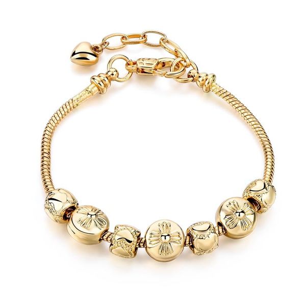 charm bracelets melihe luxury heart pattern beads for women 2021 gold color diy bangles pulseiras masculina sbr160244, Golden;silver
charm bracelets melihe luxury heart pattern beads for women 2021 gold color diy bangles pulseiras masculina sbr160244, Golden;silver