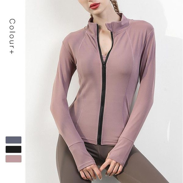 women's jackets lady jacket for autumn and winter 2021 ladies stretch zipper outdoor running fitness collar long sleeve, Black;brown
women's jackets lady jacket for autumn and winter 2021 ladies stretch zipper outdoor running fitness collar long sleeve, Black;brown