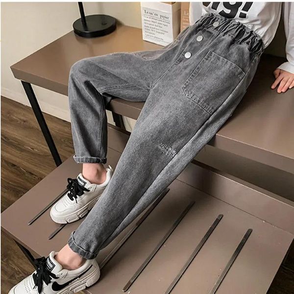 kids girls jeans pants children's spring fashion solid straight denim trousers autumn teenagers ripped clothes for 3-12y, Blue
kids girls jeans pants children's spring fashion solid straight denim trousers autumn teenagers ripped clothes for 3-12y, Blue