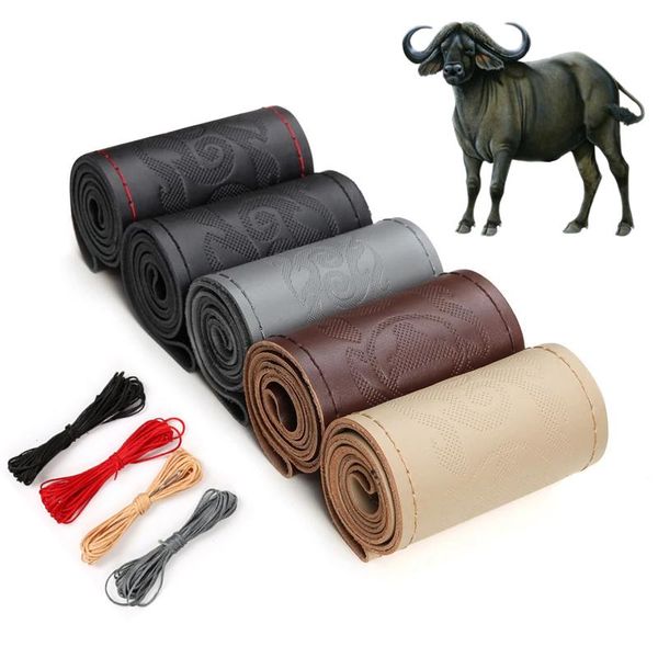 steering wheel covers car cover genuine leather braid on the steering-wheel with needles thread car-styling interior accessories
steering wheel covers car cover genuine leather braid on the steering-wheel with needles thread car-styling interior accessories