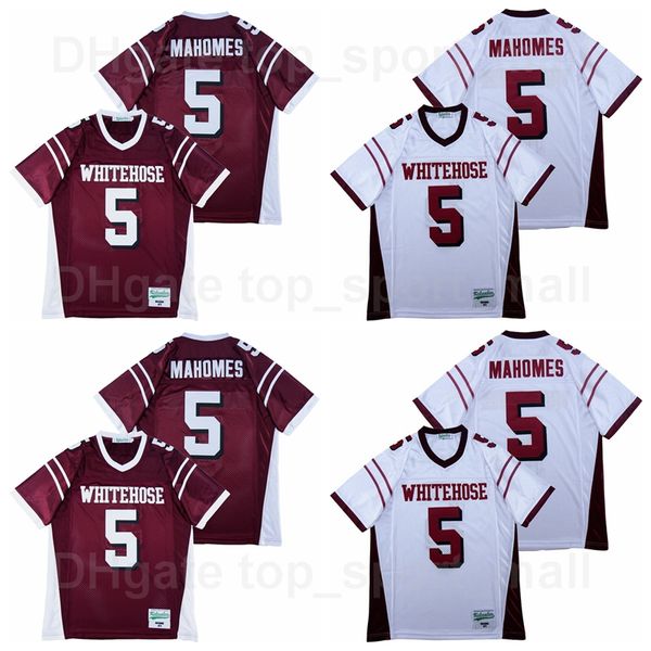 high school whitehouse trojans 15 patrick mahomes football jersey men sport breathable all stitched pure cotton team color red white good qu, Black
high school whitehouse trojans 15 patrick mahomes football jersey men sport breathable all stitched pure cotton team color red white good qu, Black