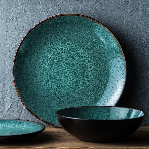 kinglang european klin green peacock tableware steak plate pasta dish ceramic big soup bowl bowls
kinglang european klin green peacock tableware steak plate pasta dish ceramic big soup bowl bowls
