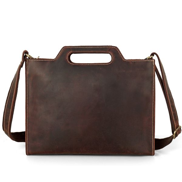 cowhide men's handbag horizontal briefcase leather computer manual postman crazy horse leather shoulder bag
cowhide men's handbag horizontal briefcase leather computer manual postman crazy horse leather shoulder bag
