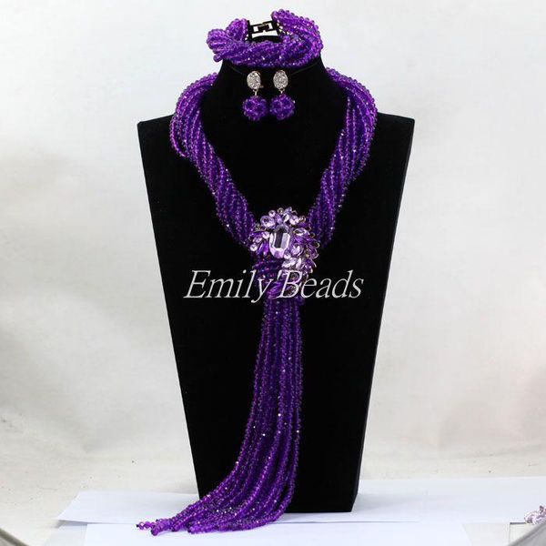earrings & necklace terrific purple costume african beads jewelry set nigerian bridal gift 2021 latest alj416, Silver
earrings & necklace terrific purple costume african beads jewelry set nigerian bridal gift 2021 latest alj416, Silver