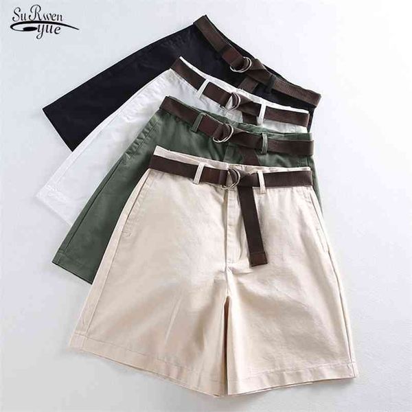 a-line women shorts casual female solid wide leg with belt feminino chic summer loose high waist 7411 210421, White;black
a-line women shorts casual female solid wide leg with belt feminino chic summer loose high waist 7411 210421, White;black