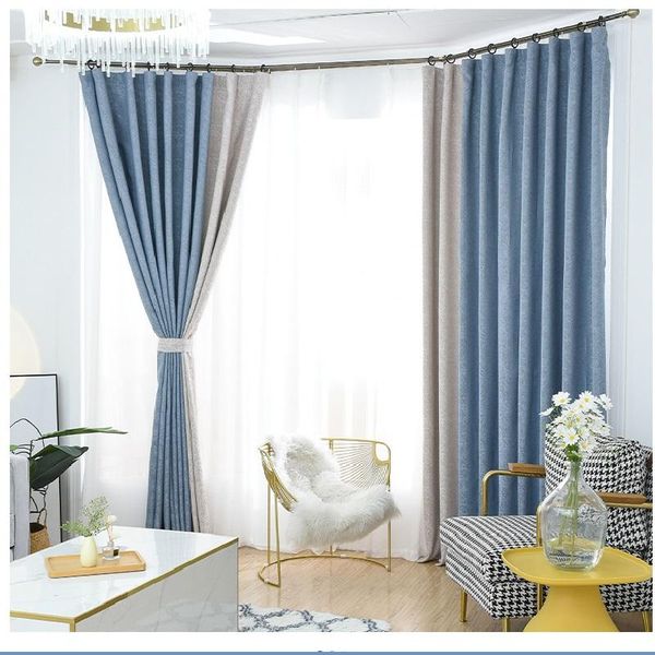 curtain & drapes texture linen stitching blackout curtains for living room bedroom nordic style classical tulle custom
curtain & drapes texture linen stitching blackout curtains for living room bedroom nordic style classical tulle custom