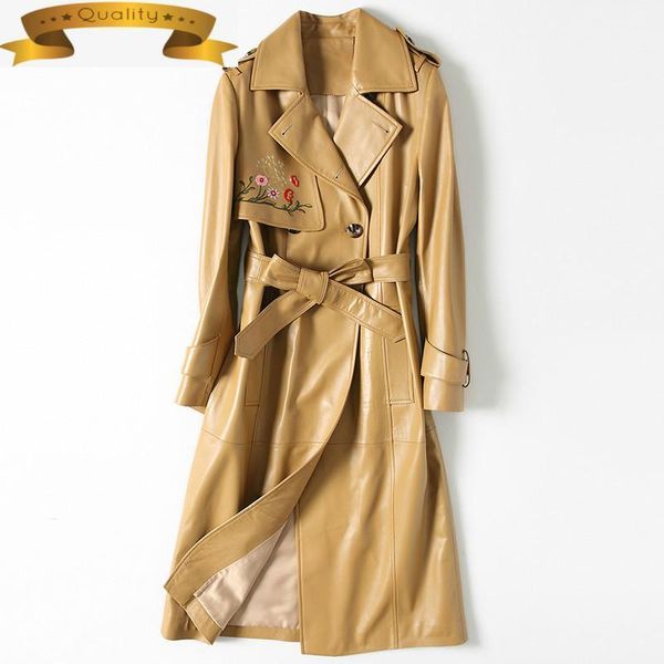 jacket leather 2021 geniune sheepskin trench coat for women spring autumn chaqueta mujer hq11-dlf7101a mf209 women's & faux, Black
jacket leather 2021 geniune sheepskin trench coat for women spring autumn chaqueta mujer hq11-dlf7101a mf209 women's & faux, Black