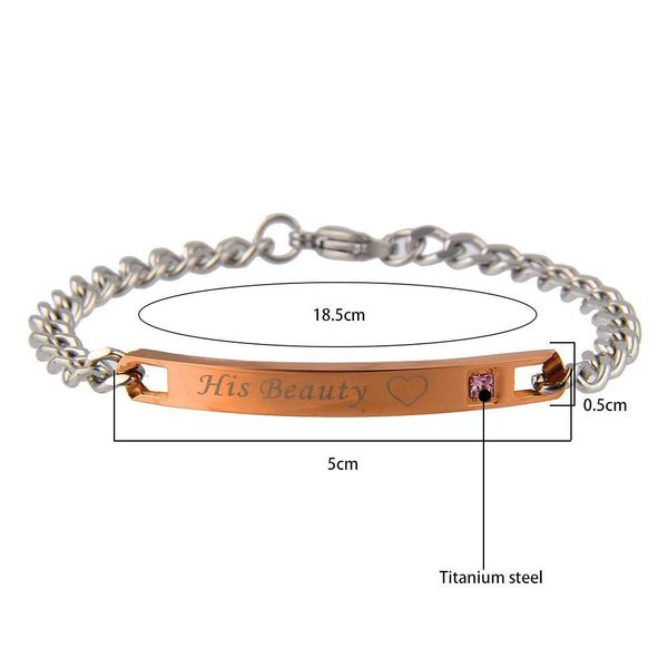 Link, Chain Stainless Steel Couple Bracelet For Women Men His Queen Her King Lover Charm Bangles Beauty Beast Designer Jewelry 1Pc Wmdxi KUBQ WE8H
Link, Chain Stainless Steel Couple Bracelet For Women Men His Queen Her King Lover Charm Bangles Beauty Beast Designer Jewelry 1Pc Wmdxi KUBQ WE8H