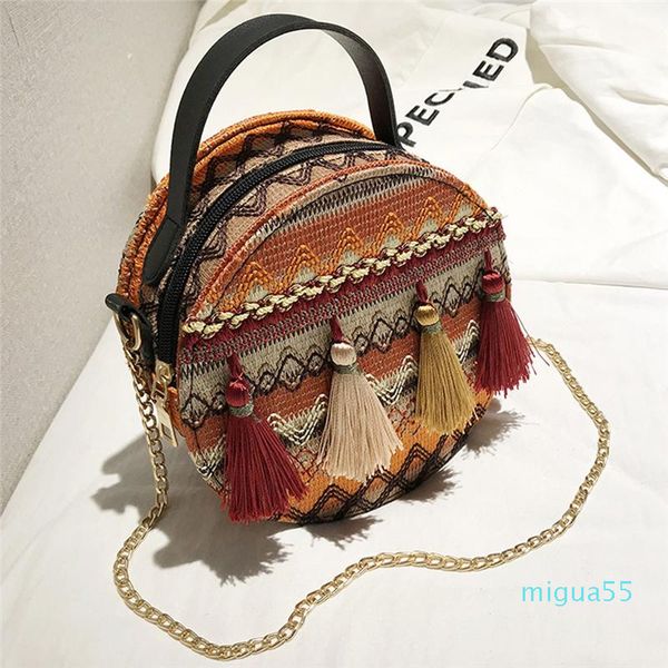 shoulder bags women messenger bag pu leather bohemian circular tassel geometric plaid handbag cell phone pocket female
shoulder bags women messenger bag pu leather bohemian circular tassel geometric plaid handbag cell phone pocket female