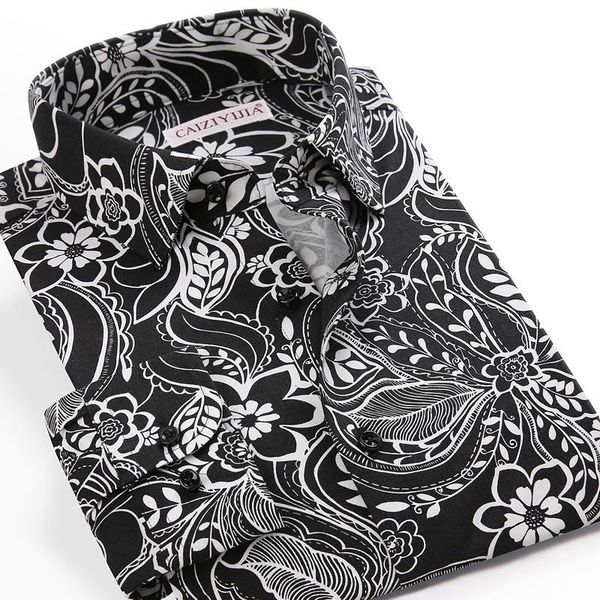 men's casual shirts fashion floral print holiday hawaiian for men pocketless design long sleeve regular flowers beach shirt, White;black
men's casual shirts fashion floral print holiday hawaiian for men pocketless design long sleeve regular flowers beach shirt, White;black