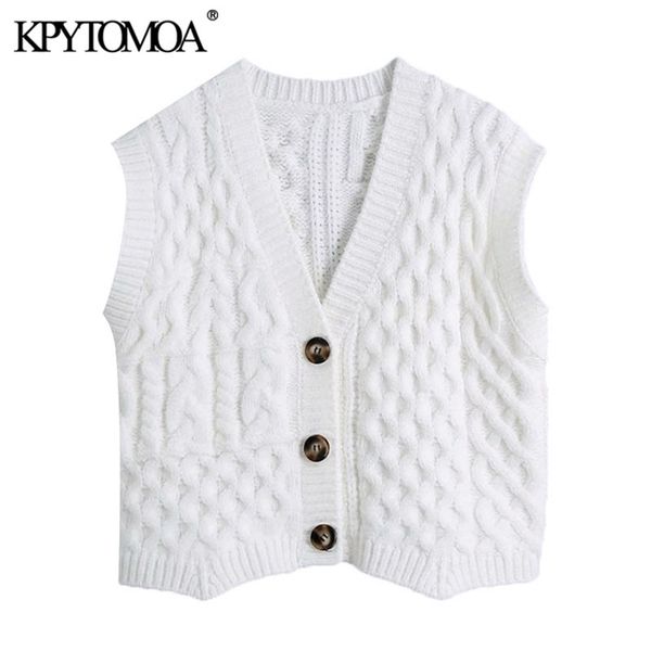 women fashion with buttons cropped cable-knit vest sweater vintage v neck sleeveless female waistcoat chic 210420, Black;white
women fashion with buttons cropped cable-knit vest sweater vintage v neck sleeveless female waistcoat chic 210420, Black;white
