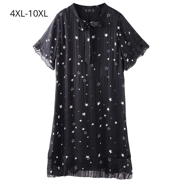 dresses plus size 10xl 8xl 6xl 4xl women flare sleeve summer dress female chiffon print elegant clothing ol work wearing slim dresses, Black;gray
dresses plus size 10xl 8xl 6xl 4xl women flare sleeve summer dress female chiffon print elegant clothing ol work wearing slim dresses, Black;gray