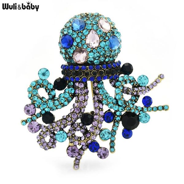pins, brooches wuli&baby luxury rhinestone squid fish for women 2-color beauty sea animal party office brooch pin gifts, Gray
pins, brooches wuli&baby luxury rhinestone squid fish for women 2-color beauty sea animal party office brooch pin gifts, Gray