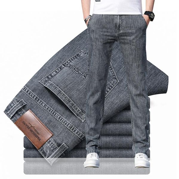 men's jeans classic fashion stretch 2021 spring and summer business casual denim trousers male autumn brand straight pants, Blue
men's jeans classic fashion stretch 2021 spring and summer business casual denim trousers male autumn brand straight pants, Blue