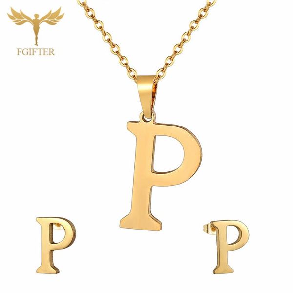 earrings & necklace fashion letter necklaces women's stainless steel jewelry set female choker collar mujer, Silver
earrings & necklace fashion letter necklaces women's stainless steel jewelry set female choker collar mujer, Silver