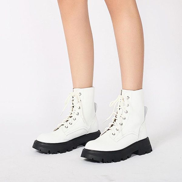 boots winter round toe all-match platform 4cm med square heels lace up neutral cozy black white ankle hl387 muyisexi
boots winter round toe all-match platform 4cm med square heels lace up neutral cozy black white ankle hl387 muyisexi