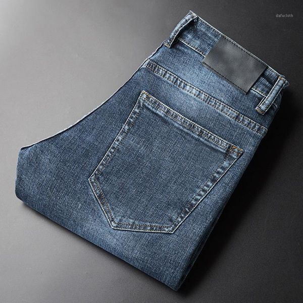 men's jeans autumn winter slim elastic crocodile brand fashion business trousers classic style cotton denim pants, Blue
men's jeans autumn winter slim elastic crocodile brand fashion business trousers classic style cotton denim pants, Blue
