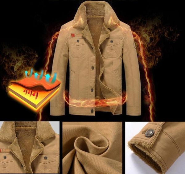 men's jackets winter warm thick fleece coats casual cotton fur collar military tactical parka outerwear clothing for men, Black;brown
men's jackets winter warm thick fleece coats casual cotton fur collar military tactical parka outerwear clothing for men, Black;brown