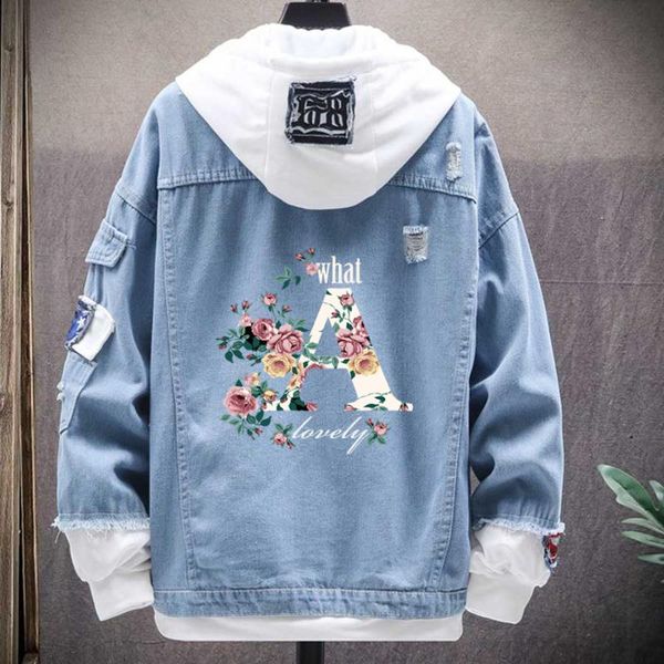 men's jackets autumn winter jeans coat what a flower leeter personality print jean jacket for women hip hop thick hoody black denim men, Black;brown
men's jackets autumn winter jeans coat what a flower leeter personality print jean jacket for women hip hop thick hoody black denim men, Black;brown