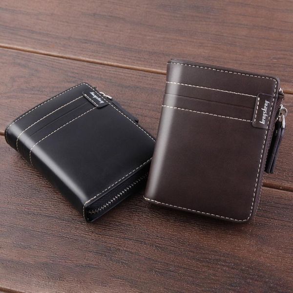 men pu leather short wallet with zipper pocket big capacity card holder small money purses wallets coin bag, Red;black
men pu leather short wallet with zipper pocket big capacity card holder small money purses wallets coin bag, Red;black