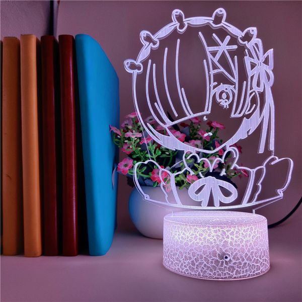 re zero rem night light led projector 3d table lamp anime nightlight bluetooth base fans kids gift app control l room decoration
re zero rem night light led projector 3d table lamp anime nightlight bluetooth base fans kids gift app control l room decoration
