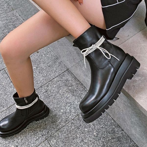 boots gigifox genuine leather 2021 leisure brand design shoelaces zipper cow skin cool female shoes women, Black
boots gigifox genuine leather 2021 leisure brand design shoelaces zipper cow skin cool female shoes women, Black