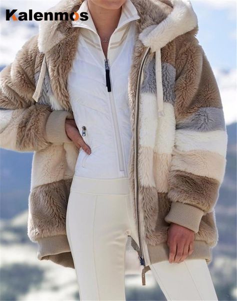 coat women spring fall winter cardigan fur patchwork fleece loose high street jacket open stitch plus size punk abrigos muje women's wo, Black
coat women spring fall winter cardigan fur patchwork fleece loose high street jacket open stitch plus size punk abrigos muje women's wo, Black