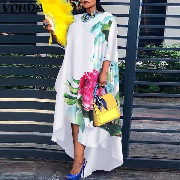 casual dresses satin slik dress 2021 vintage floral printed sundress vonda women loose elegant ladies bohemian vestidos femme, Black;gray
casual dresses satin slik dress 2021 vintage floral printed sundress vonda women loose elegant ladies bohemian vestidos femme, Black;gray