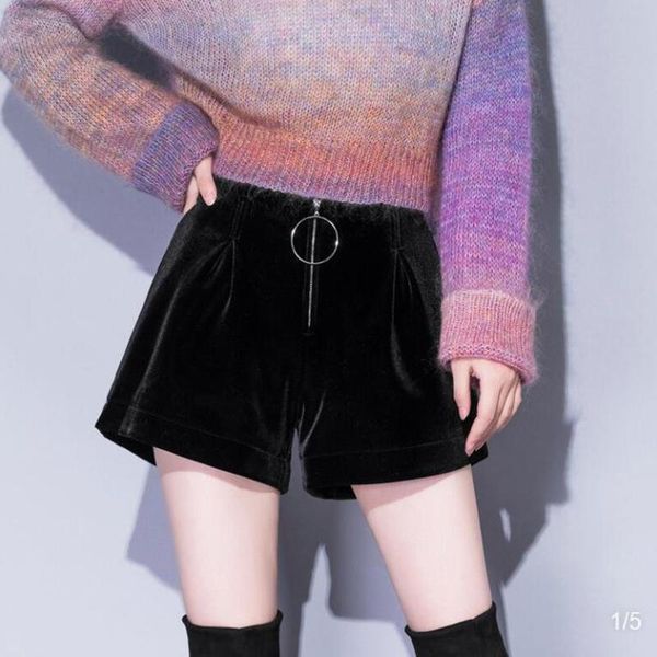 women's shorts plus size 4xl velvet women korean style 2021 autumn winter high waist front zipper short pants black boots girls, White;black
women's shorts plus size 4xl velvet women korean style 2021 autumn winter high waist front zipper short pants black boots girls, White;black