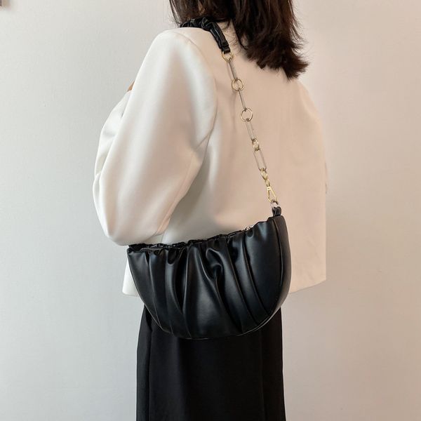 70% factory store soft wrinkled cloud leisure personality simple portable shoulder summer korean fashion chain bag
70% factory store soft wrinkled cloud leisure personality simple portable shoulder summer korean fashion chain bag