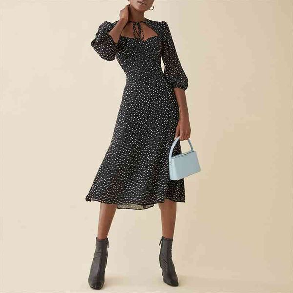 spring autumn office 3 4 womens dress sleeve polka dot woman sweetheart neck tie vintage elegant, Black;gray
spring autumn office 3 4 womens dress sleeve polka dot woman sweetheart neck tie vintage elegant, Black;gray