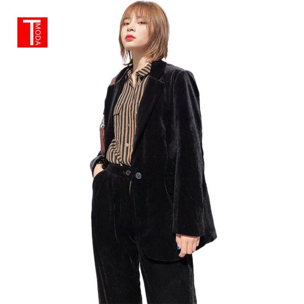 stylish office wear pockets velvet blazers coat women pocket single botton long sleeve blazer outerwear chic women's suits &, White;black
stylish office wear pockets velvet blazers coat women pocket single botton long sleeve blazer outerwear chic women's suits &, White;black