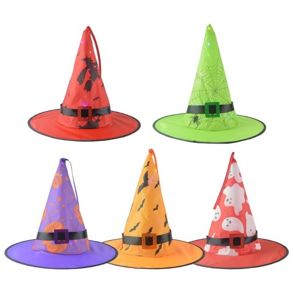 party hats halloween led lighted witch hat glowing hanging decoration with lights holiday decorations
party hats halloween led lighted witch hat glowing hanging decoration with lights holiday decorations