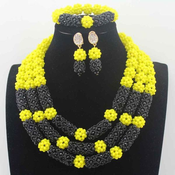 earrings & necklace fantastic yellowblack jewelry sets for women african black set crystal bib statement hd8437, Silver
earrings & necklace fantastic yellowblack jewelry sets for women african black set crystal bib statement hd8437, Silver