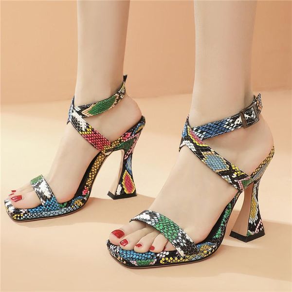dress shoes snake print gladiator sandals women high heels women's summer woman party for brand, Black
dress shoes snake print gladiator sandals women high heels women's summer woman party for brand, Black