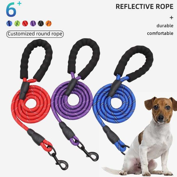 dog collars & leashes reflective medium and large leash imitation nylon round pet supplies comfortable non-slip
dog collars & leashes reflective medium and large leash imitation nylon round pet supplies comfortable non-slip