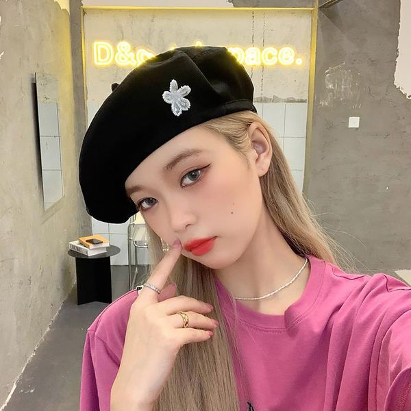 berets summer beret for women cotton floral fashion cloud hat elegant shopping outdoor trendy lady caps 5 color, Blue;gray
berets summer beret for women cotton floral fashion cloud hat elegant shopping outdoor trendy lady caps 5 color, Blue;gray